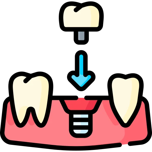 Dental implants restore chewing